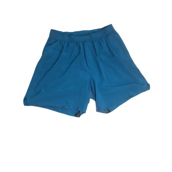 Lululemon Blue Lined Training Shorts Men’s Size M - Picture 2 of 4